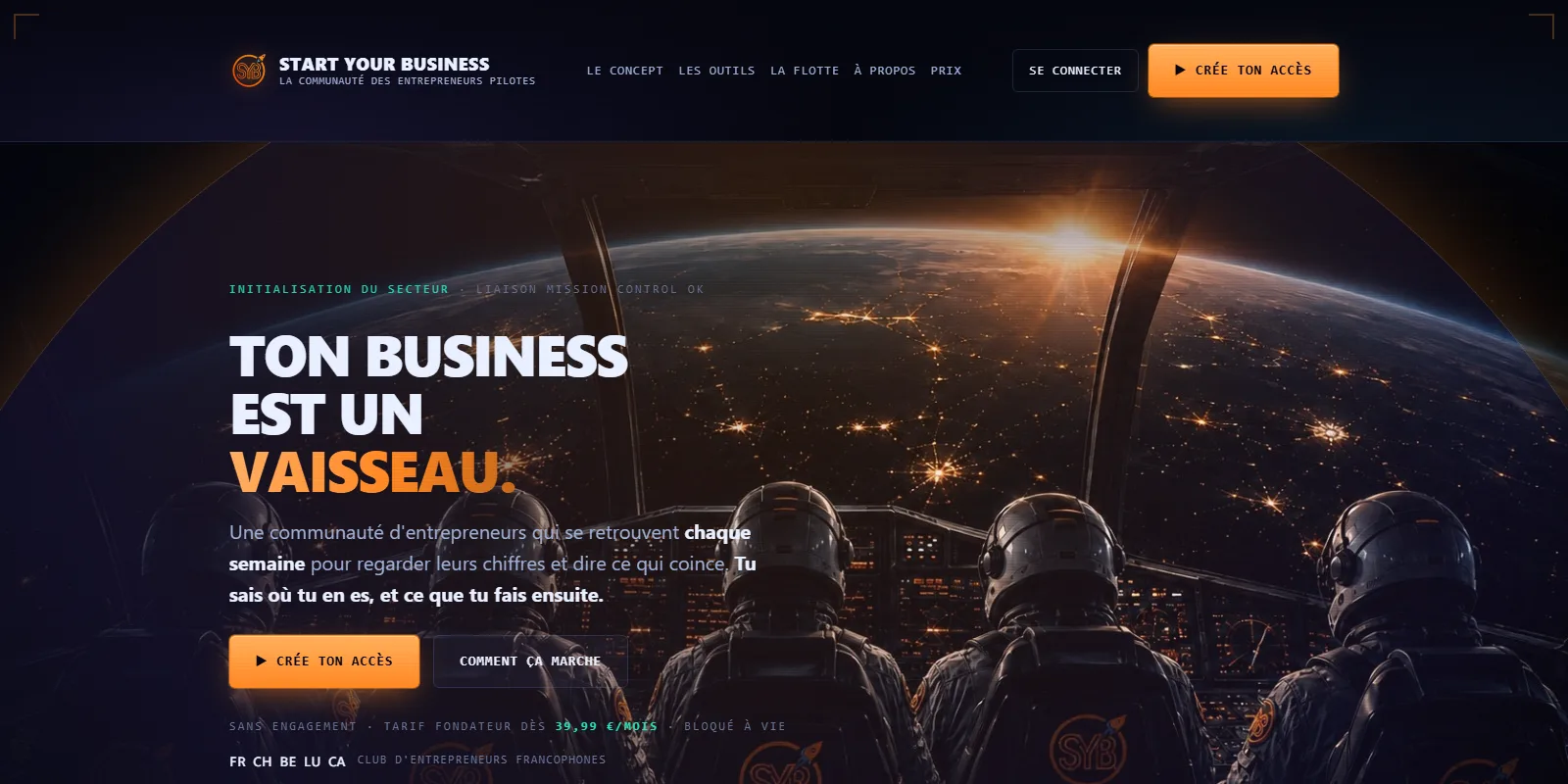 Aperçu du site de Start Your Business